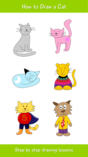 How to Draw a Cat Step by Step