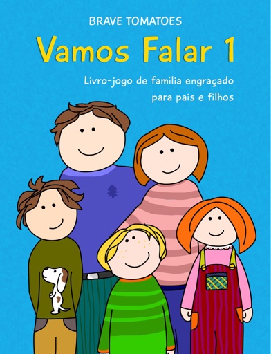Vamos falar – Livro jogo de família engraçado para pais e filhos - Parte 1